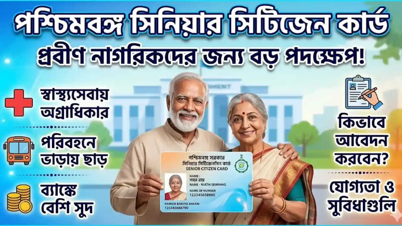 WB Senior Citizen Card Benefits and How to Apply